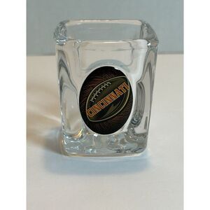 NFL Cincinnati Bengals Square Shot Glass Heavy NEW‎